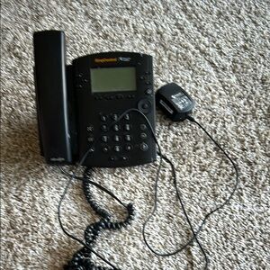 Black Networking Phone